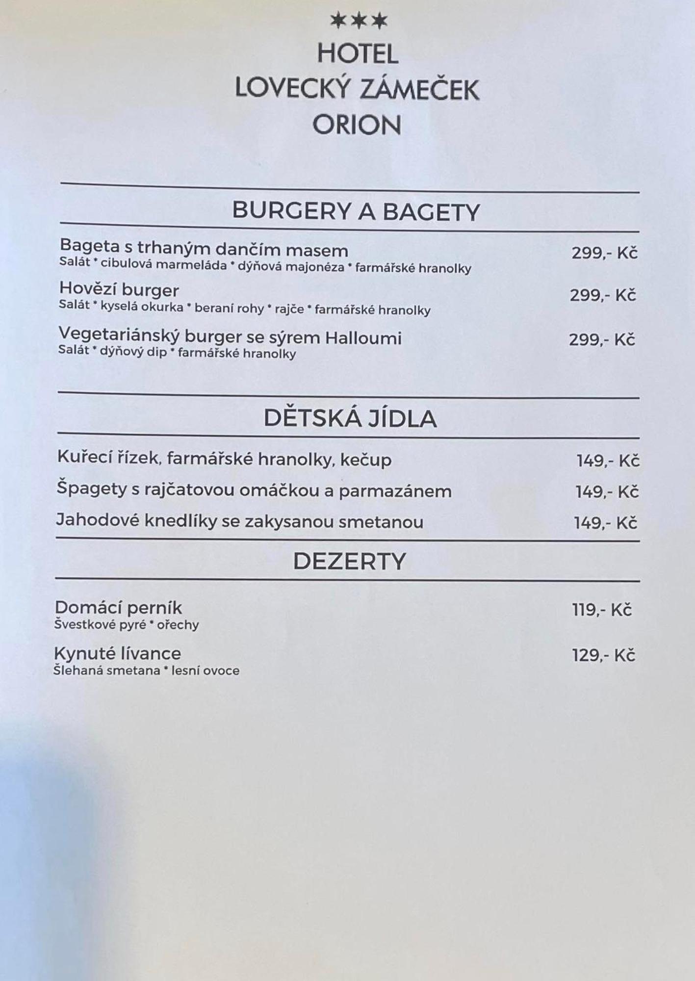 Hotel Lovecky Zamecek Orion Liberec Dış mekan fotoğraf