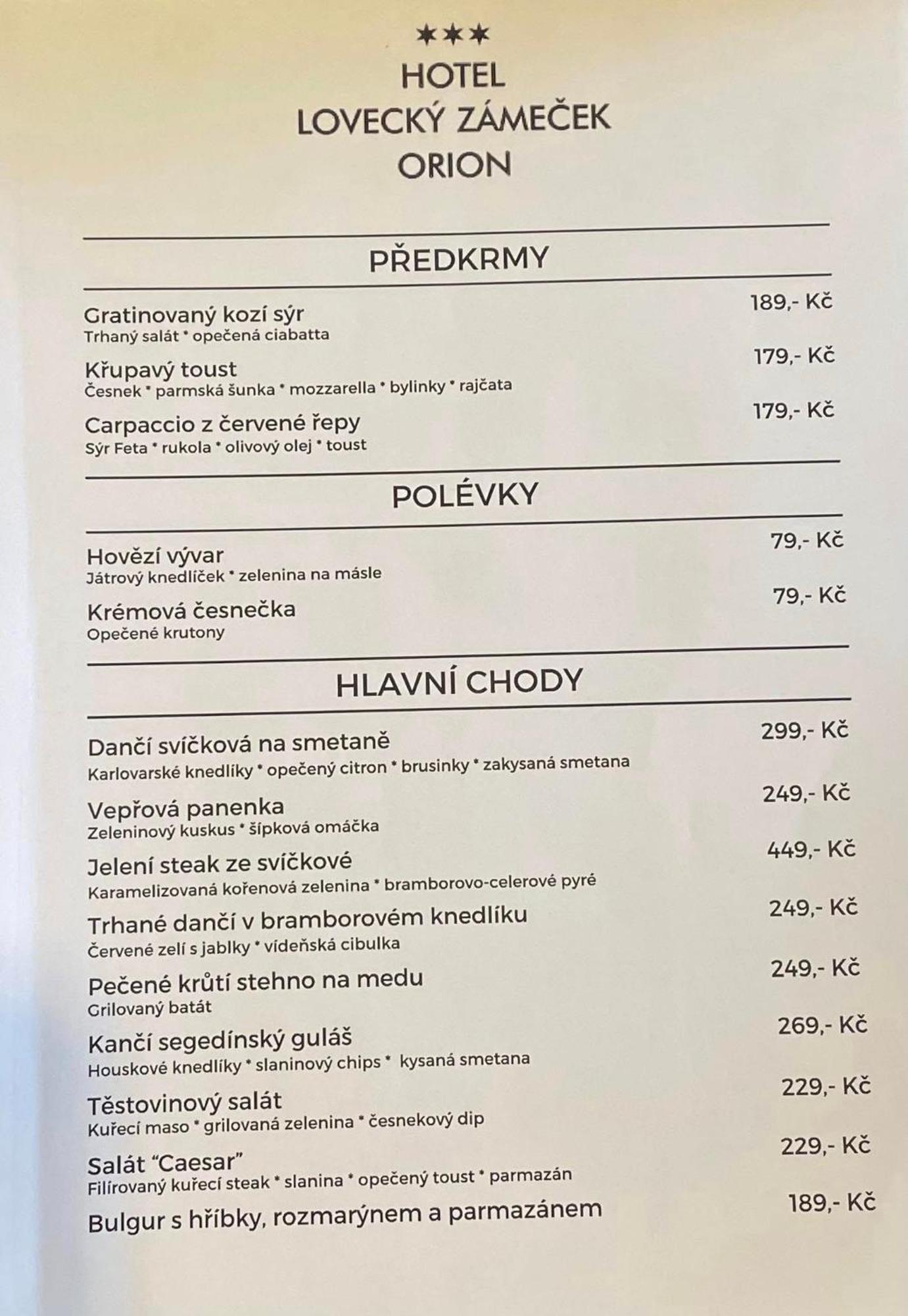 Hotel Lovecky Zamecek Orion Liberec Dış mekan fotoğraf